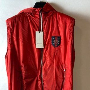 NWT Gucci Sylvie Web Accent Vest with Gucci Hanger